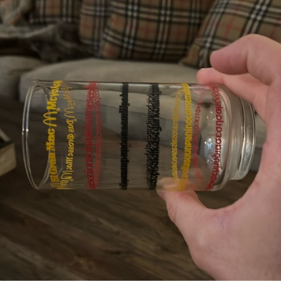 VTG McDonald's Restaurant Big Mac Slogan Collectible Drinking Glass Cup - Picture 7 of 13